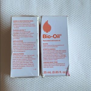 Two bottles of Bio-oil sealed boxes